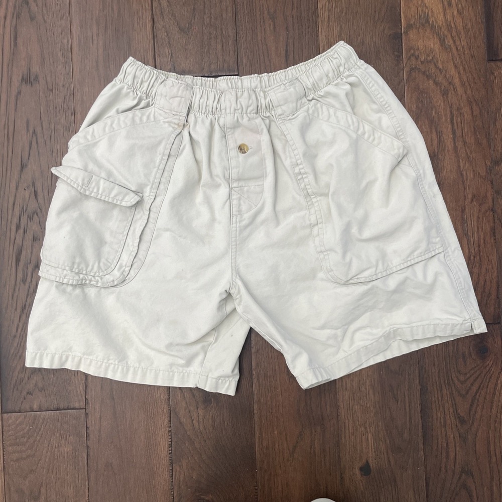 Vintage OP‎ Ocean Pacific Cargo-Size L-Pull On Pockets-Elastic Waist